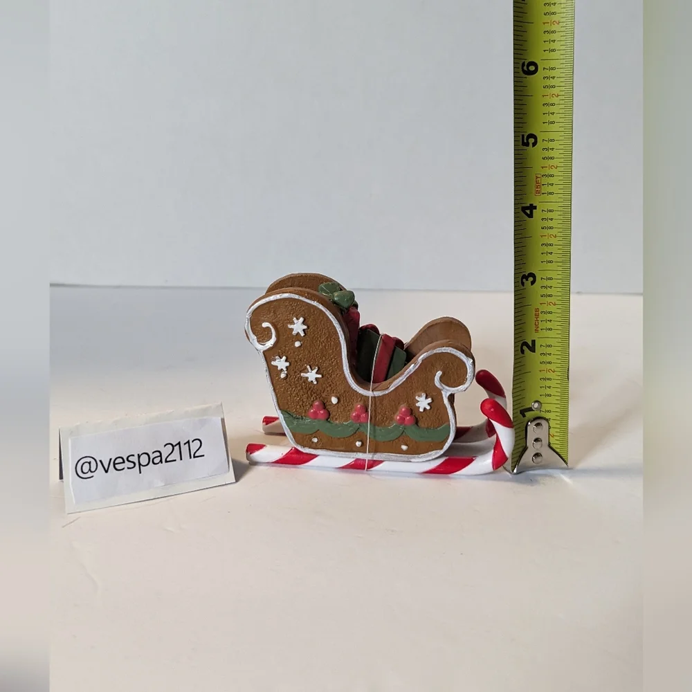 Target Bullseye Playground Gingerbread Sleigh Mini Christmas Village Set